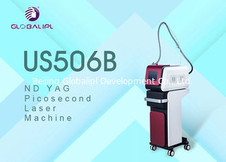 4 Heads Portable ND YAG Laser Machine Three Wavelength 532 / 755 / 1064nm